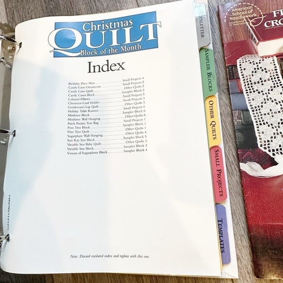 Quilt Needle Crafts Crochet Christmas Home Books DIY Guides Quilting - Picture 8 of 9